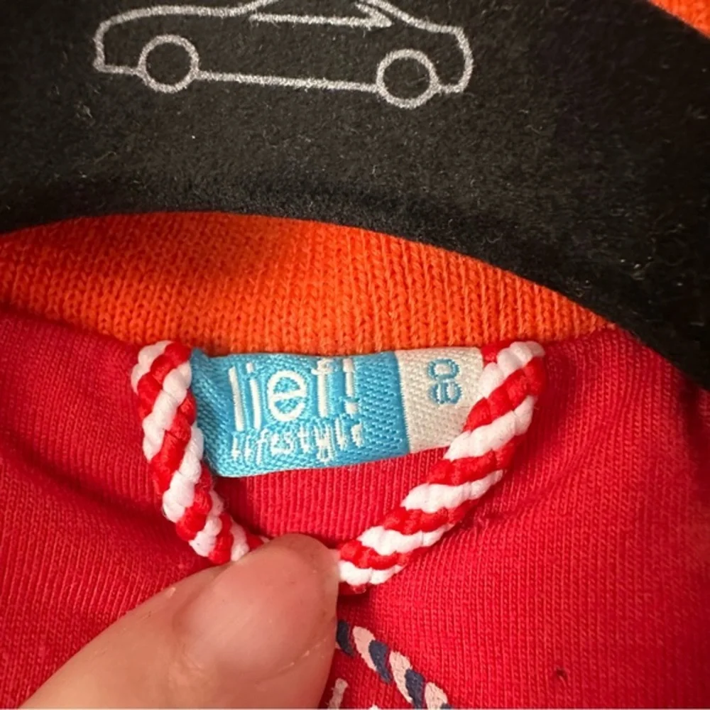 Lief! Infant/Toddler Zip Up Hooded Bomber‎ Jacket | Orange